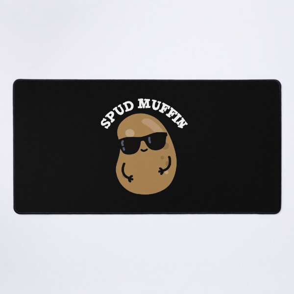 Item preview, Spud Muffin Funny Potato Puns (Dark BG) designed and sold by punnybone.