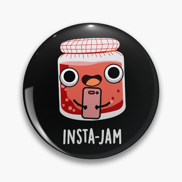 Artikelvorschau, Lustige Jam-Wortspiele in den sozialen Medien von Insta-Jam (Dark BG) entworfen und verkauft von punnybone.
