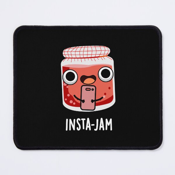 Artikelvorschau, Lustige Jam-Wortspiele in den sozialen Medien von Insta-Jam (Dark BG) entworfen und verkauft von punnybone.