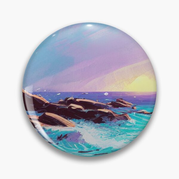 Item preview, Landscape of the Sea at Sunset designed and sold by TravelingOak.