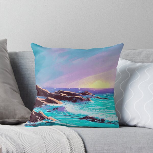 Item preview, Landscape of the Sea at Sunset designed and sold by TravelingOak.