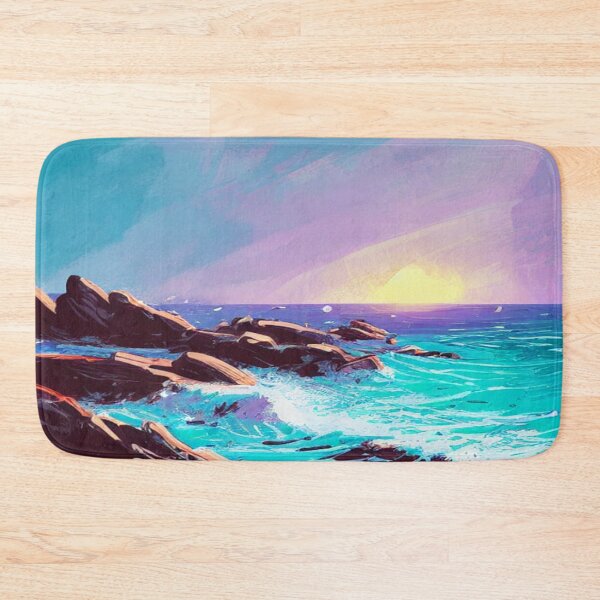 Item preview, Landscape of the Sea at Sunset designed and sold by TravelingOak.