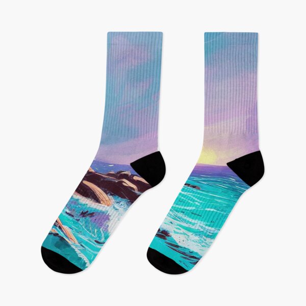 Item preview, Landscape of the Sea at Sunset designed and sold by TravelingOak.