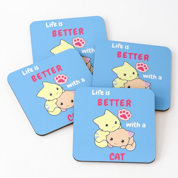 Item preview, Cat lover, Life is better with a cat designed and sold by ColourTrials.