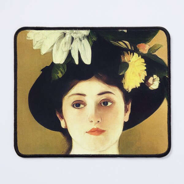 Item preview, Lady with Flowers on Hat designed and sold by Stanley de Wekker.