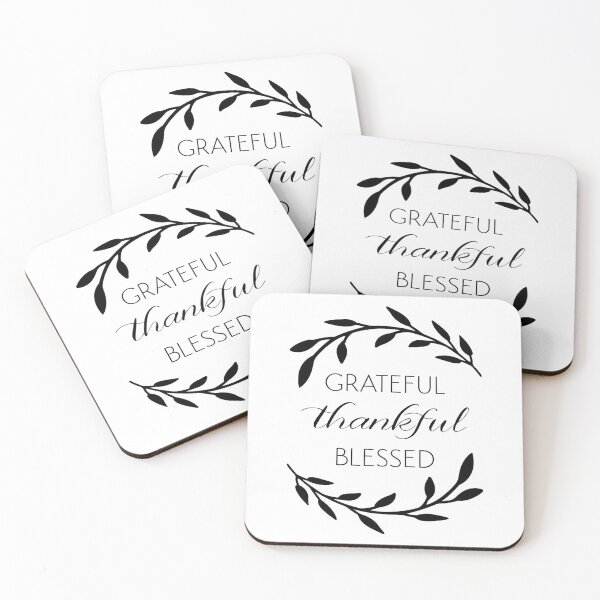 Item preview, Grateful Thankful Blessed designed and sold by taboozy.