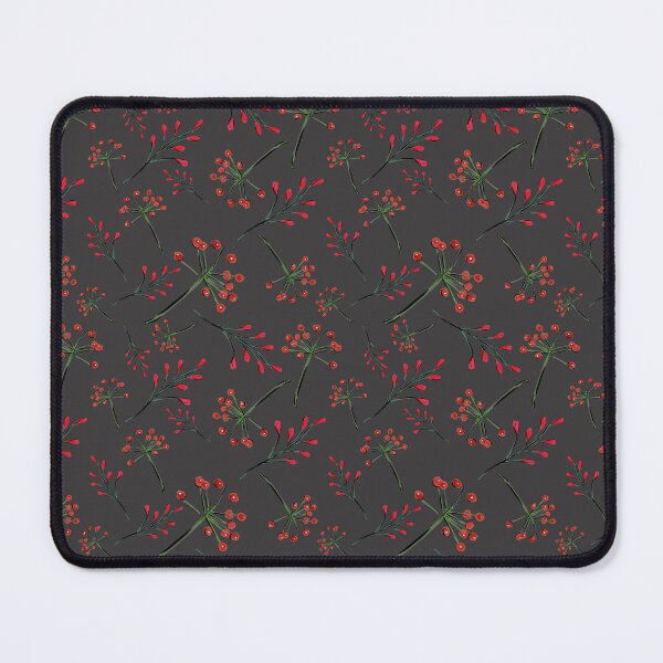 Item preview, Christmas holly smaller random pattern designed and sold by Rosefurn.