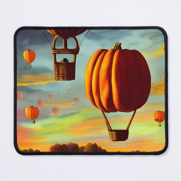 Item preview, Pumpkin Hot Air Balloon designed and sold by DreamyEscapism.