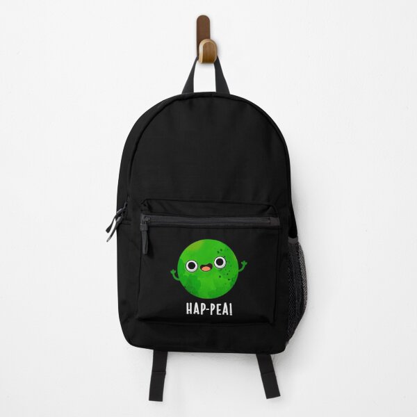 Item preview, Hap-pea Funny Happy Pea Puns (Dark BG) designed and sold by punnybone.