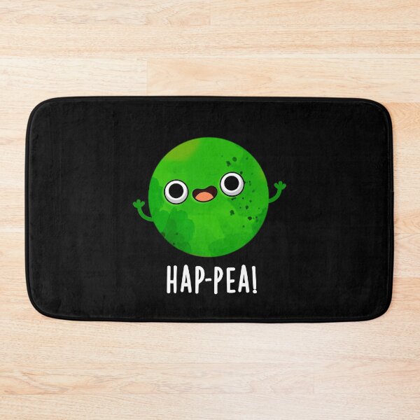 Item preview, Hap-pea Funny Happy Pea Puns (Dark BG) designed and sold by punnybone.