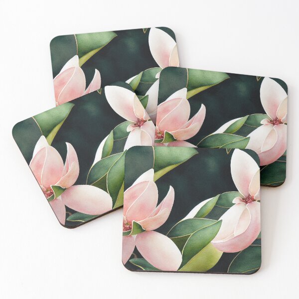 Item preview, Magnolia Grandiflora Watercolor Painting designed and sold by melbournedesign.