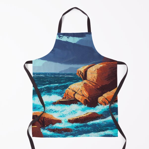 Item preview, Landscape of an Angry Sea designed and sold by TravelingOak.