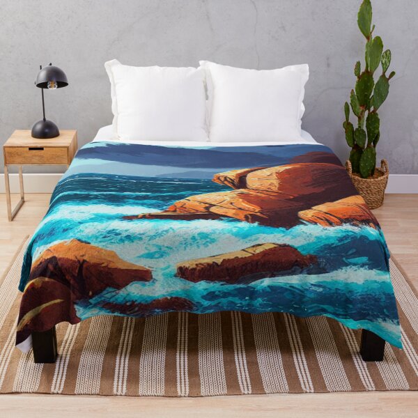 Item preview, Landscape of an Angry Sea designed and sold by TravelingOak.