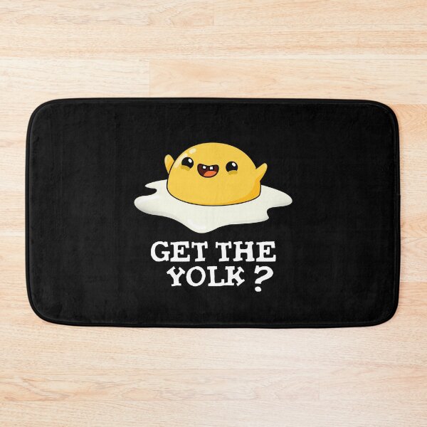 Item preview, Get The Yolk Funny Egg Joke Puns (Dark BG) designed and sold by punnybone.