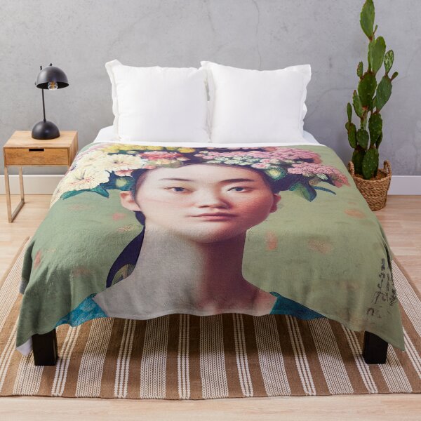 Item preview, Vintage Lady with Flowers on her Head designed and sold by Stanley de Wekker.