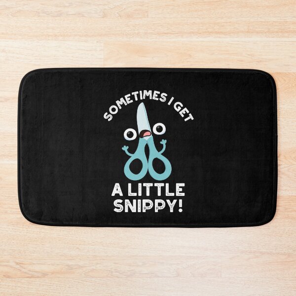 Item preview, Sometimes I Get A Little Snippy Funny Scissors Puns (Dark BG) designed and sold by punnybone.