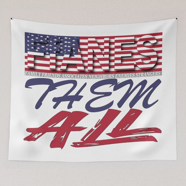 Item preview, FfANES THEM ALL AMERICAN FLAG THROW BLANKET designed and sold by FfANES81.