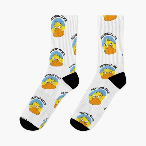 Item preview, Peeking Duck Funny Chinese Food Puns   designed and sold by punnybone.