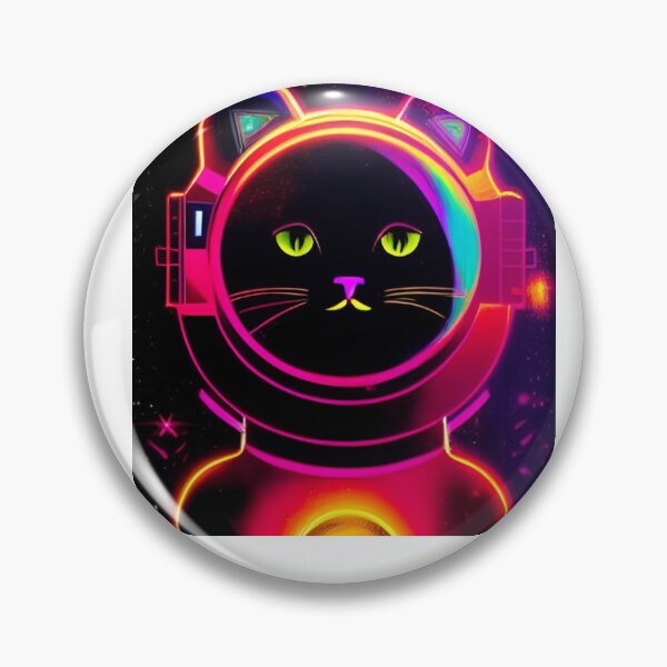 Item preview, Black Astronaut Kitty designed and sold by GarnersDesigns.