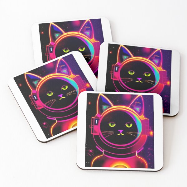 Item preview, Black Astronaut Kitty designed and sold by GarnersDesigns.