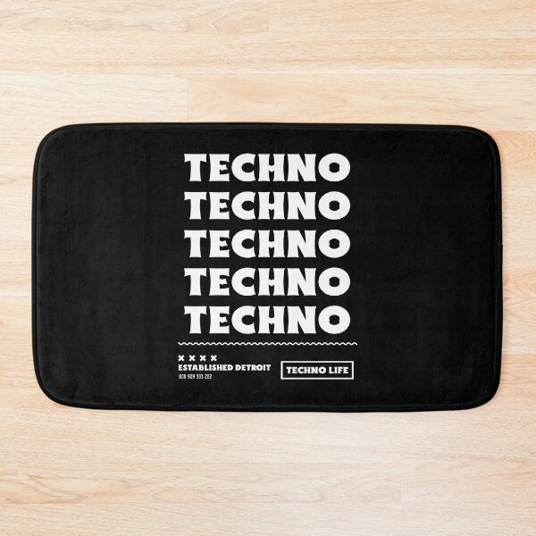Item preview, Techno Techno Techno Techno Techno  designed and sold by Discothreadz.