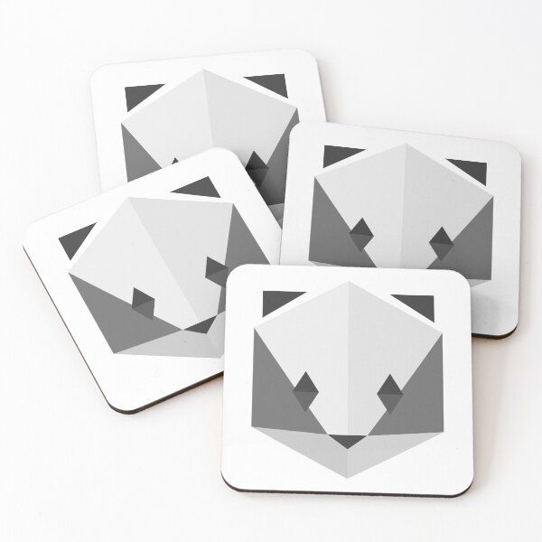 Item preview, Animinimal Badger (white) designed and sold by animinimal.