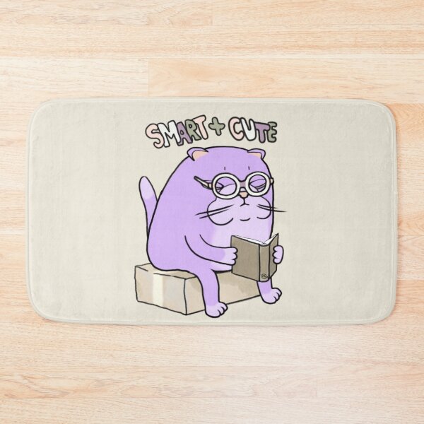 Item preview, Cat In Glasses Reading Book - Smart And Cute designed and sold by ViewerEqualsPhoton.
