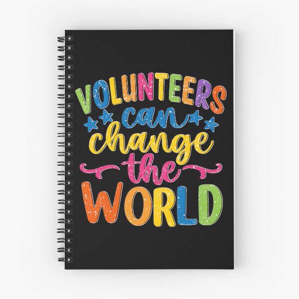 Item preview, Volunteers Can Change the World Colorful Bold designed and sold by creative321.