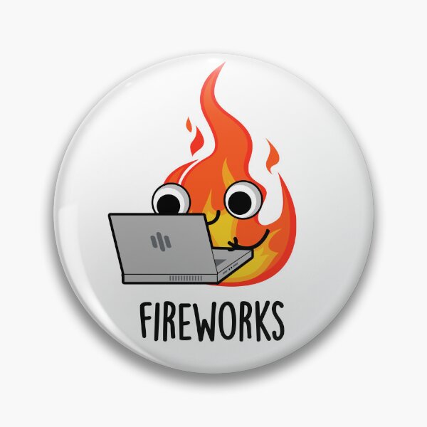 Item preview, Fireworks Funny Fire Puns   designed and sold by punnybone.