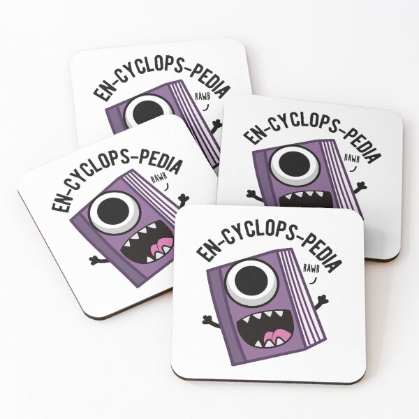 Item preview, En-cyclops-pedia Funny Encyclopedia Puns  designed and sold by punnybone.