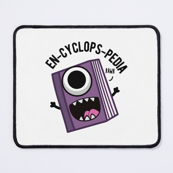 Item preview, En-cyclops-pedia Funny Encyclopedia Puns  designed and sold by punnybone.