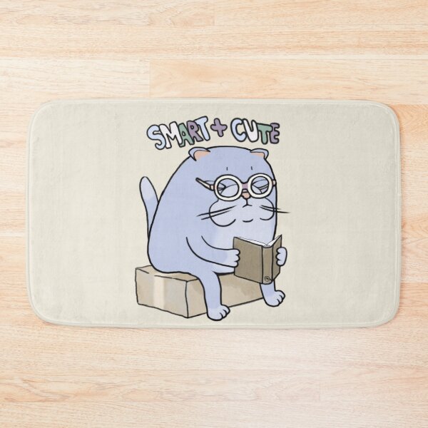 Item preview, Cat In Glasses Reading Book - Smart And Cute designed and sold by ViewerEqualsPhoton.