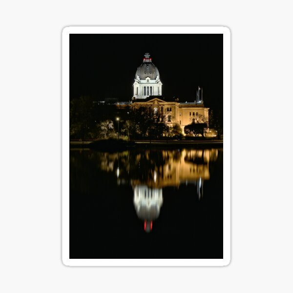 Item preview, Saskatchewan Legislative Building At Night designed and sold by timdaytimages.