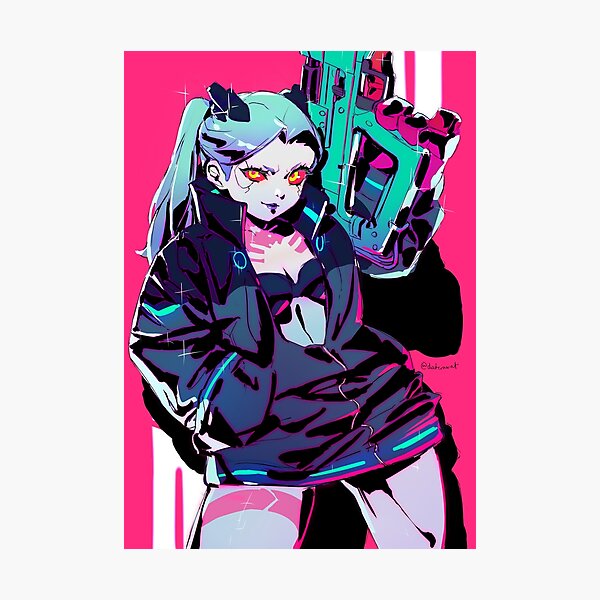 Rebecca cyberpunk: Edgerunners Art Print // Anime Gamer -  Finland