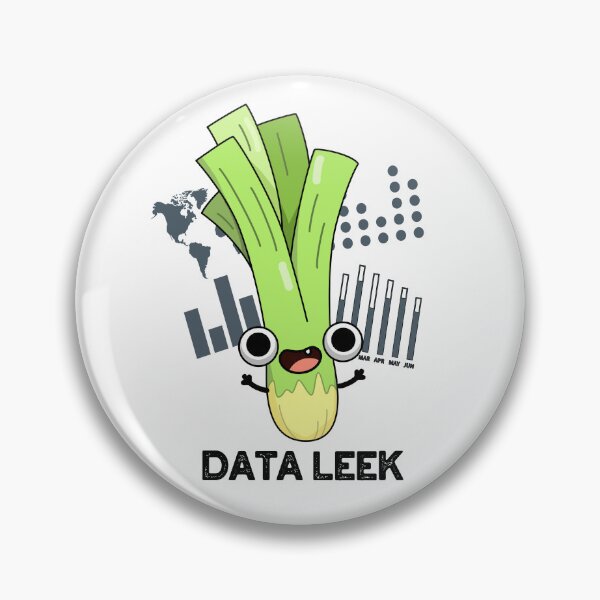 Item preview, Data Leek Funny Veggie Puns  designed and sold by punnybone.