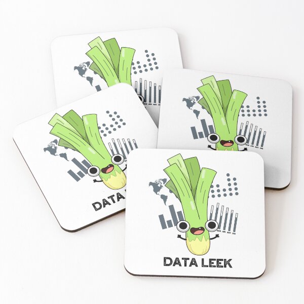 Item preview, Data Leek Funny Veggie Puns  designed and sold by punnybone.