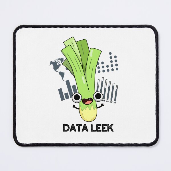 Item preview, Data Leek Funny Veggie Puns  designed and sold by punnybone.