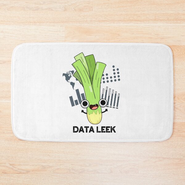 Item preview, Data Leek Funny Veggie Puns  designed and sold by punnybone.