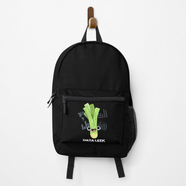 Item preview, Data Leek Funny Veggie Puns (Dark BG) designed and sold by punnybone.