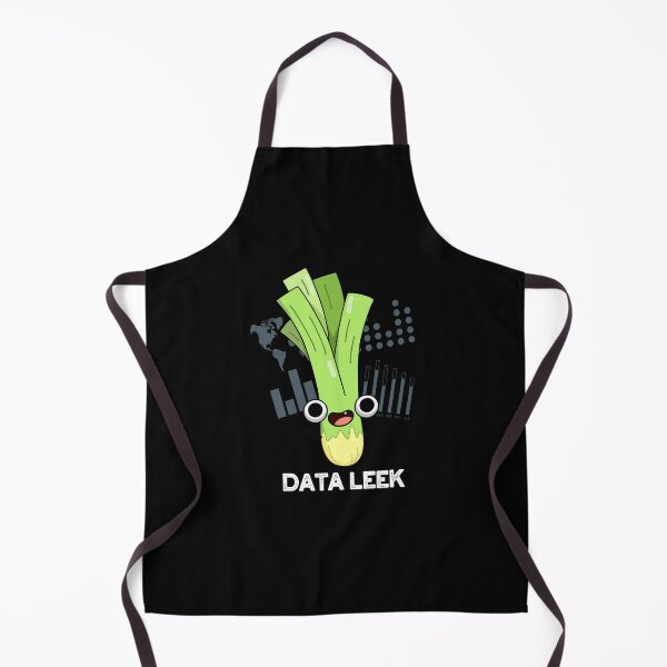 Item preview, Data Leek Funny Veggie Puns (Dark BG) designed and sold by punnybone.