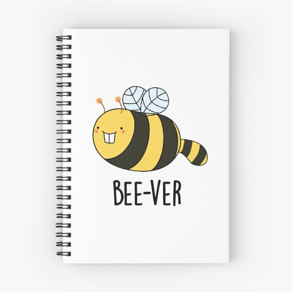 Item preview, Bee-ver Funny Beaver Bee Puns  designed and sold by punnybone.