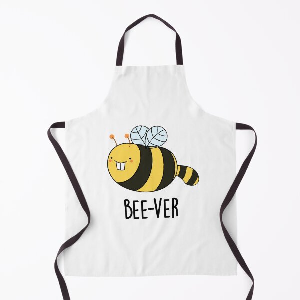 Item preview, Bee-ver Funny Beaver Bee Puns designed and sold by punnybone.