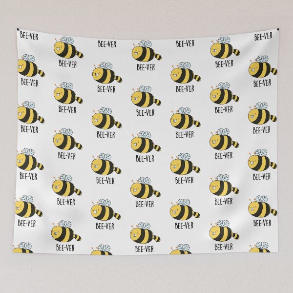 Item preview, Bee-ver Funny Beaver Bee Puns  designed and sold by punnybone.