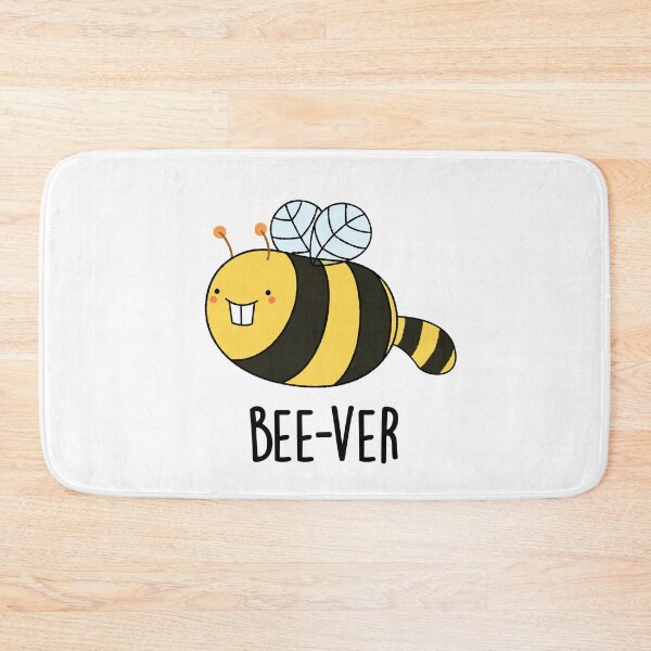 Item preview, Bee-ver Funny Beaver Bee Puns  designed and sold by punnybone.