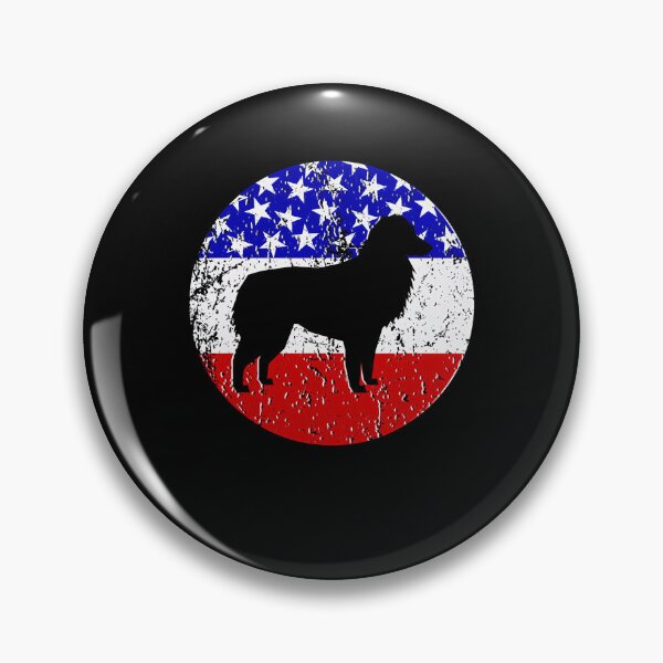Item preview, American Flag Australian Shepherd Vintage Retro Aussie Dog Tee Gift Love designed and sold by BargerStore.