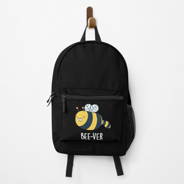 Item preview, Bee-ver Funny Beaver Bee Puns (Dark BG) designed and sold by punnybone.