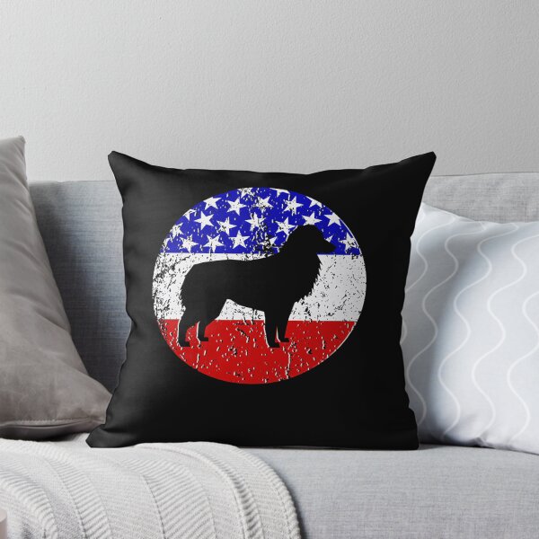 Item preview, American Flag Australian Shepherd Vintage Retro Aussie Dog Tee Gift Love designed and sold by BargerStore.