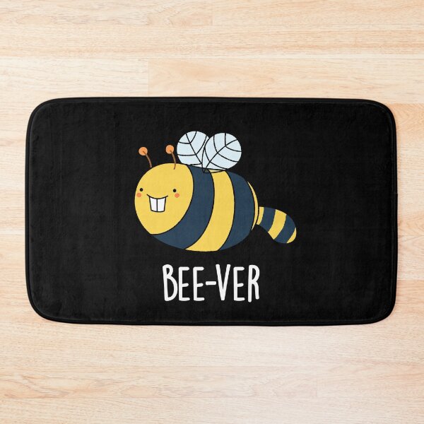 Item preview, Bee-ver Funny Beaver Bee Puns (Dark BG) designed and sold by punnybone.