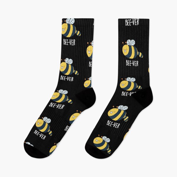 Item preview, Bee-ver Funny Beaver Bee Puns (Dark BG) designed and sold by punnybone.
