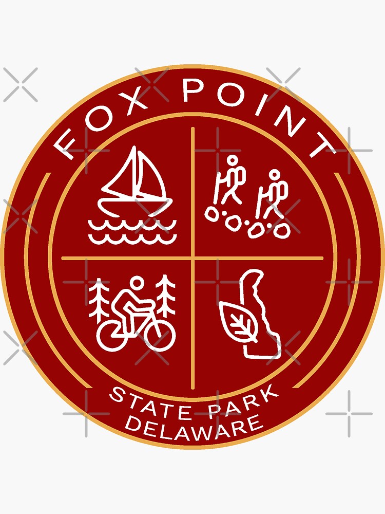 Fox Point State Park Heraldic Logo Sticker For Sale By Vanyakar Redbubble 1404